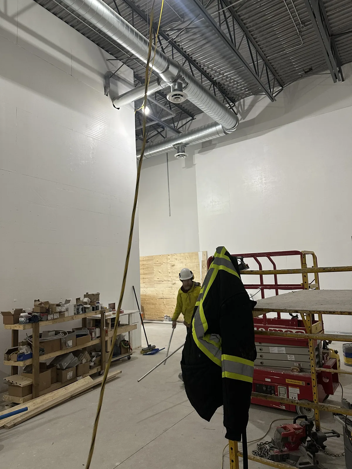 The ArchCap crew finishing an interior