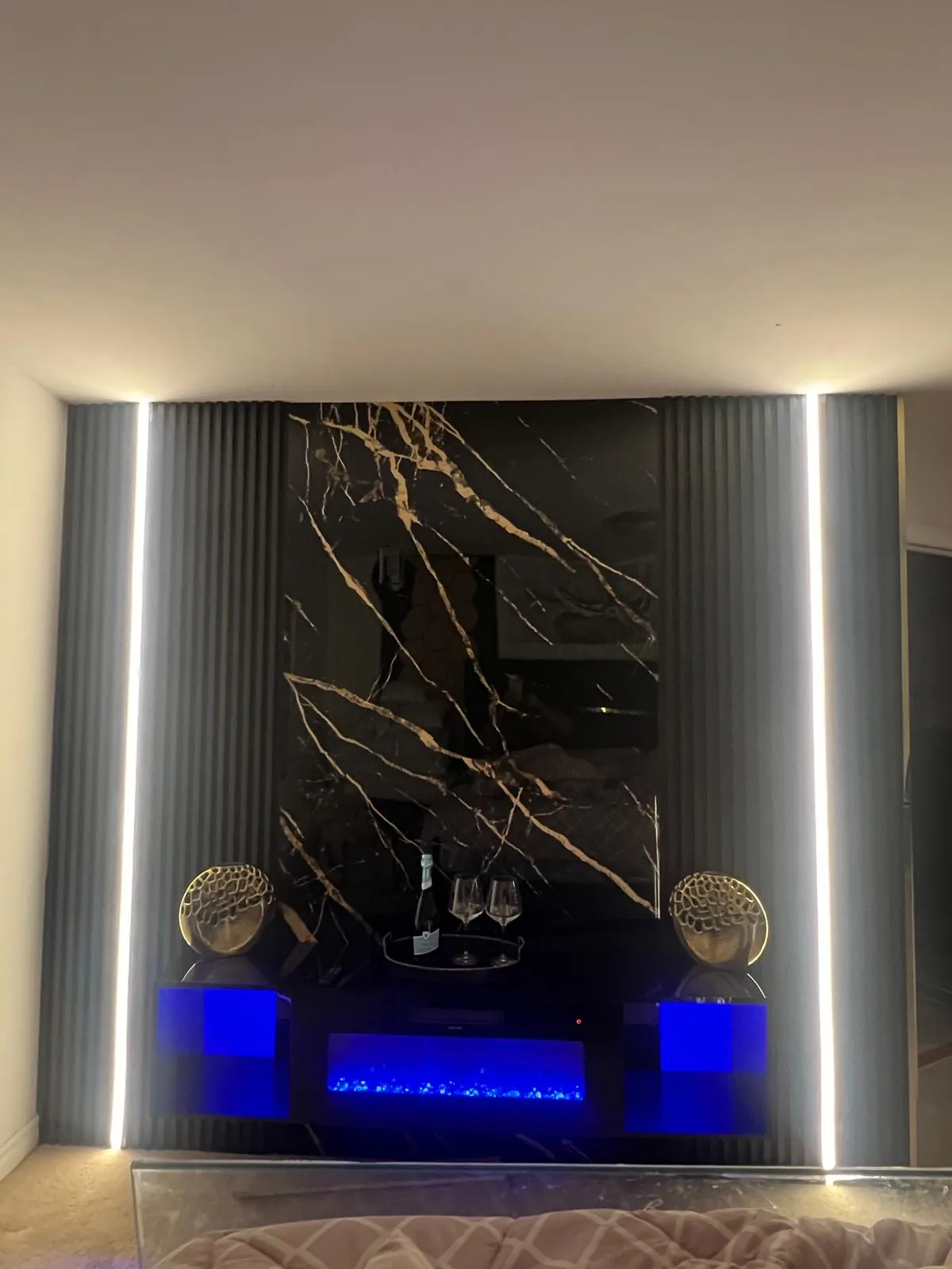 Backlit stone feature wall, a finished ArchCap project