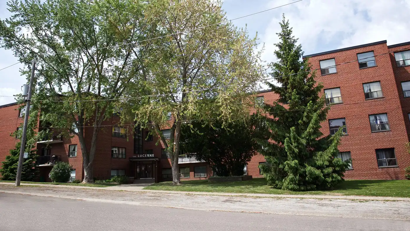 2 Newholm Rd., a red-brick rental building in South Etobicoke