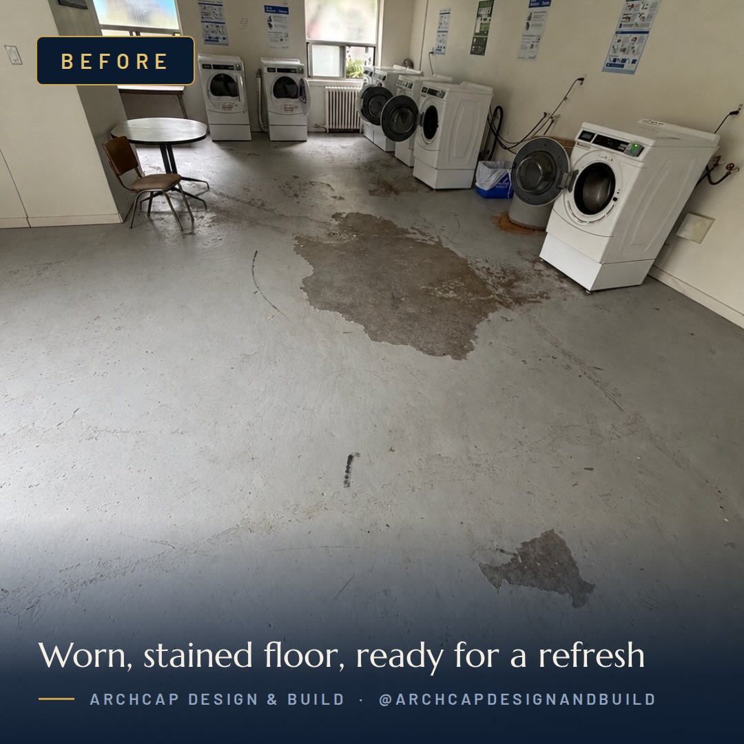 ArchCap on Instagram: Another call from a returning client, another space refreshed.

This building owner asked us to repaint the worn laundry